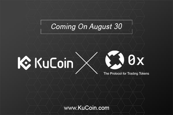 KuCoin Cryptocurrency Trading Platform Listed 0x Protocol (ZRX) Token Today