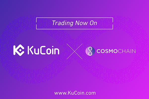  cosm kucoin cosmochain platform listed state-of-the-art product 