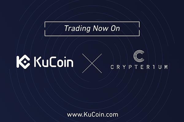  crpt crypterium kucoin listing proudly exchange trading 