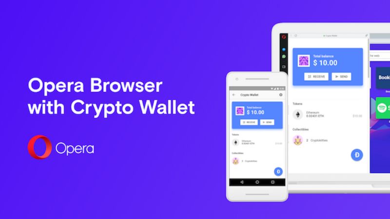  browser opera wallet collectibles cryptokitties sending erc-721 