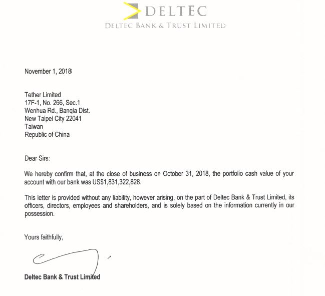 Breaking: Tether (USDT) Confirms its Banking Balance and New Bank Account in the Bahamas