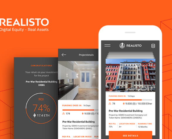 REALISTO Announces ICO to Launch Global Crowdfunded Real Estate Investment Marketplace