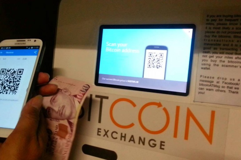 No ban in Singapore as Bitcoin ATMs run dry