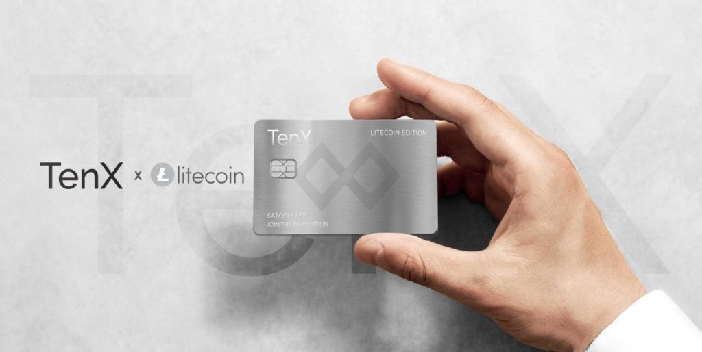 Tenx Adds Litecoin [LTC] To Its Wallet App, To Produce Litecoin Debit Card 1
