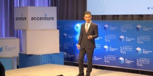 Jihan Wu at the DC Blockchain Summit. Credit: Coindesk