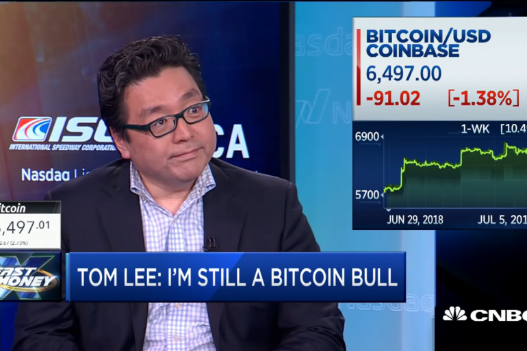 Tom Lee Clarifies: He Mantains His Prediction of BTC at 25K by The End of The Year 22