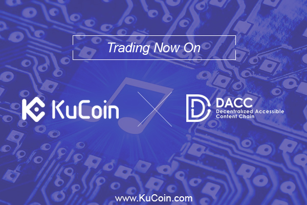 DACC Token Today Is Available At KuCoin Blockchain Asset Exchange Market