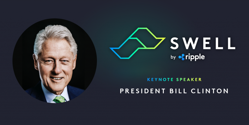 Bill Clinton to Deliver Address at Upcoming Ripple Swell Conference 1