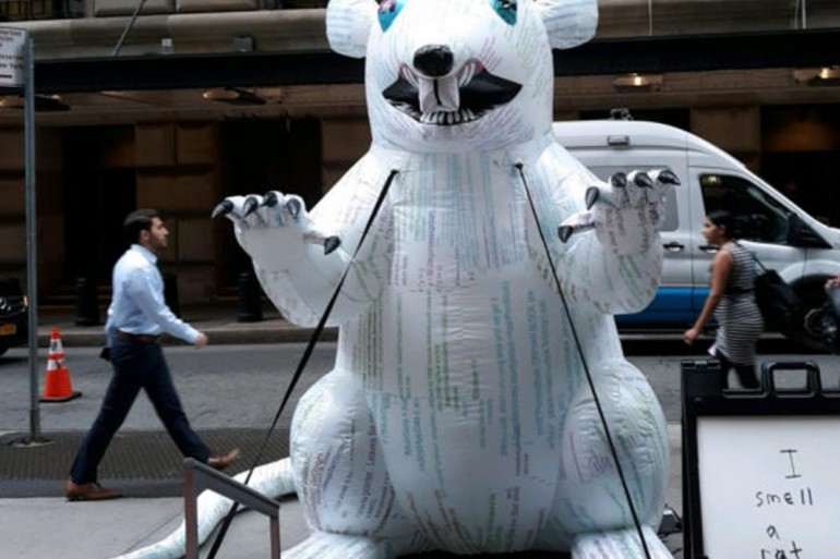 There’s A Giant White Sewer Rat In Wall Street And It’s Preaching Bitcoin 14