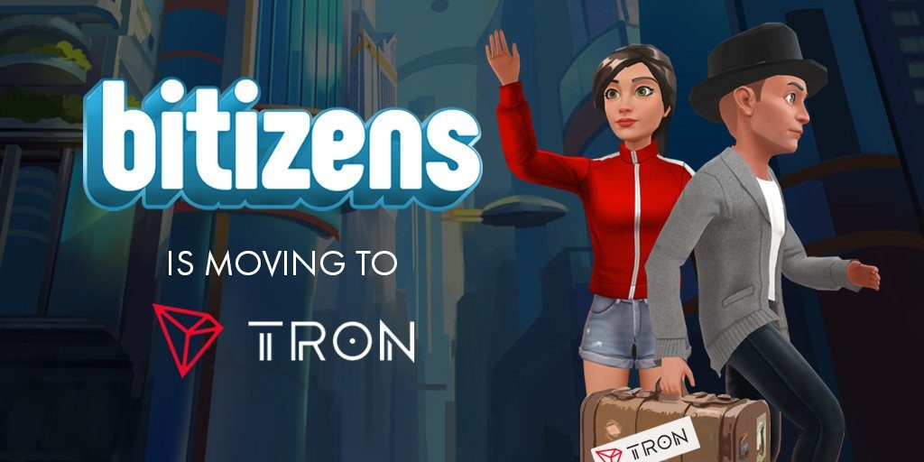 BitGuild Moves the Bitizens Gaming DApp From Ethereum (ETH) to Tron (TRX) 1