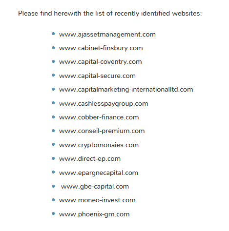 Belgium’s FSMA Lists 14 Fraudulent Cryptocurrency Sites 11