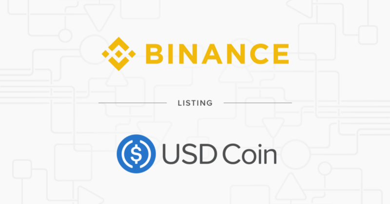 Binance Adds USD Coin (USDC) to its Combined Stablecoin Market (USDⓈ) 1