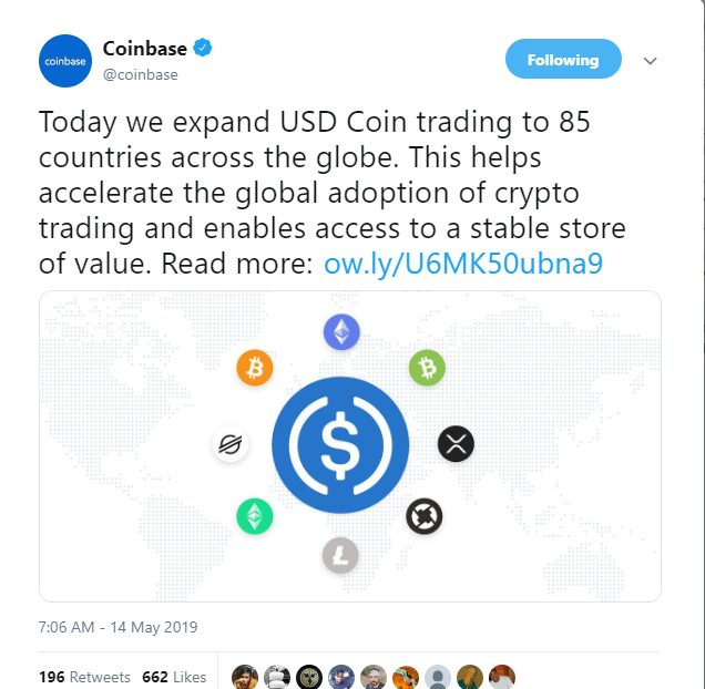 Coinbase Rolls Out Its USDC Stablecoin to 80+ Countries, Showing Aggressive Global Expansion 11